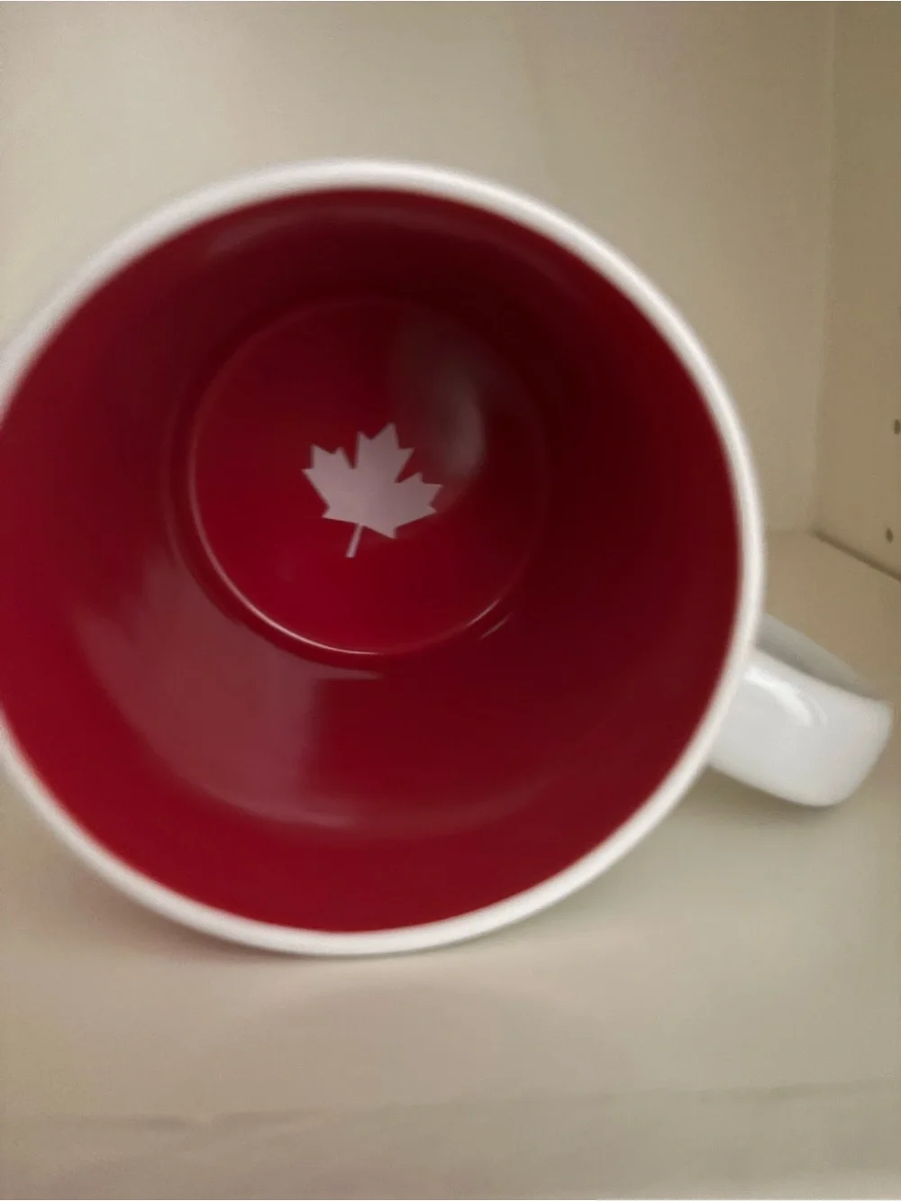 Tim Hortons Canada Celebrating 150 Years White & Red Ceramic Mug NWOT